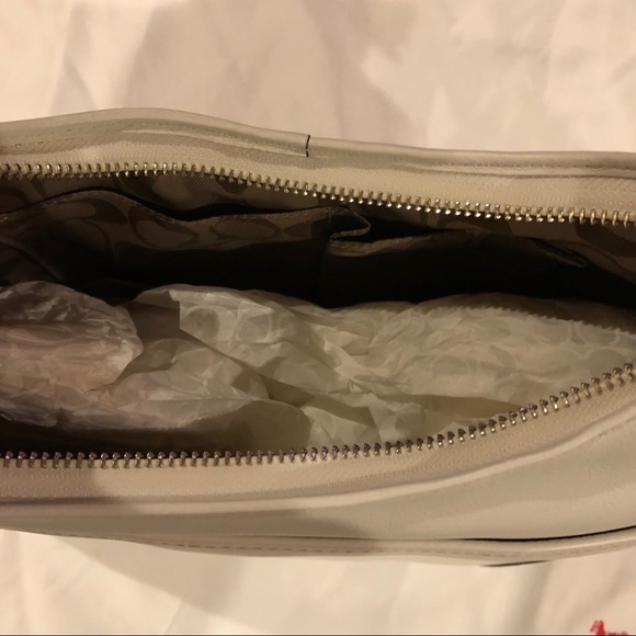 Brand New White Coach Purse - Picture 5 of 6